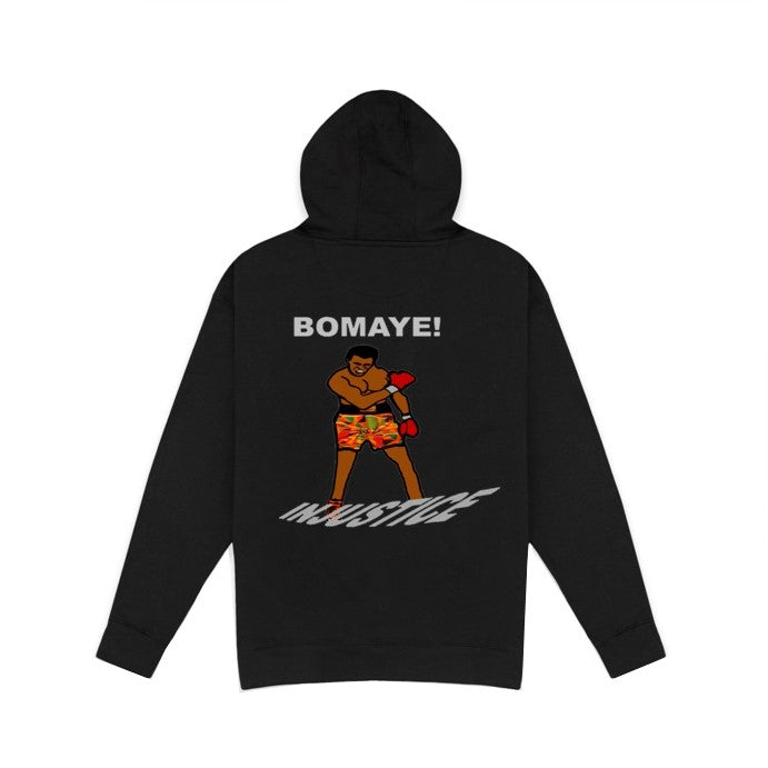 Ali Bomaye Injustice Hoodie Black-Back