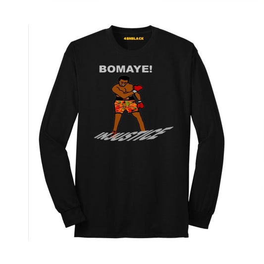 Ali Bomaye Injustice Shirt Long Sleeve Black