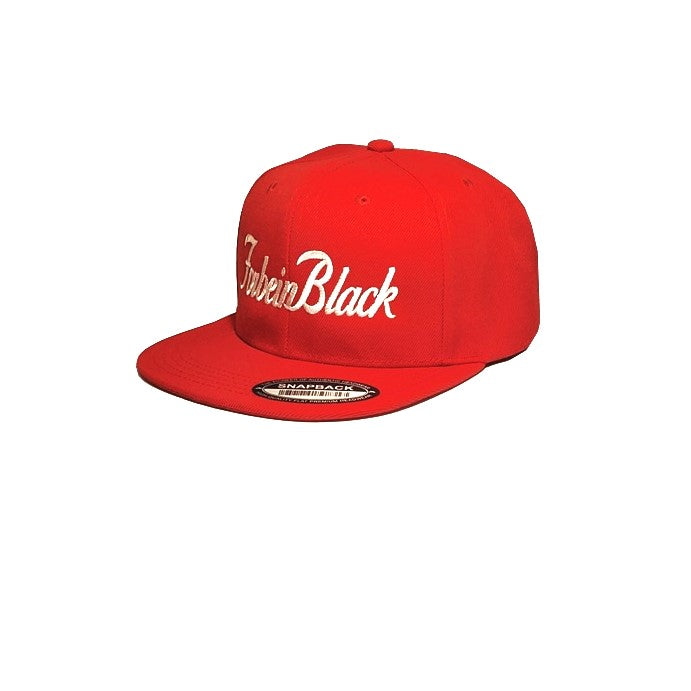 Signature Forbein Black Snapback Hat-Red