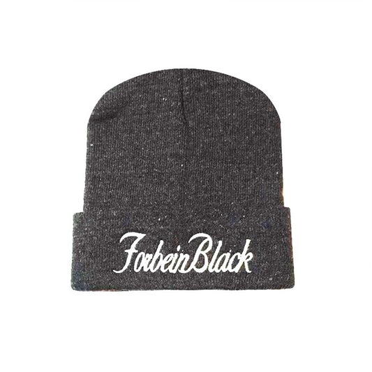 signature forbein black cuffed-beanie-grey