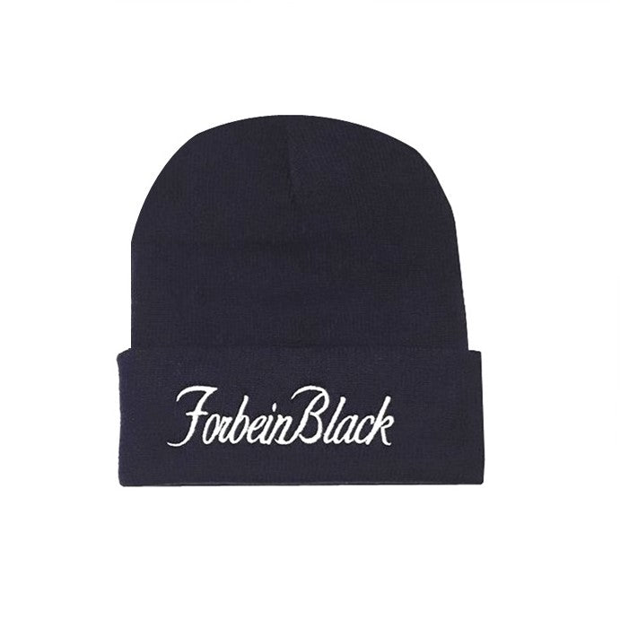 signature forbein black cuffed-beanie-navy